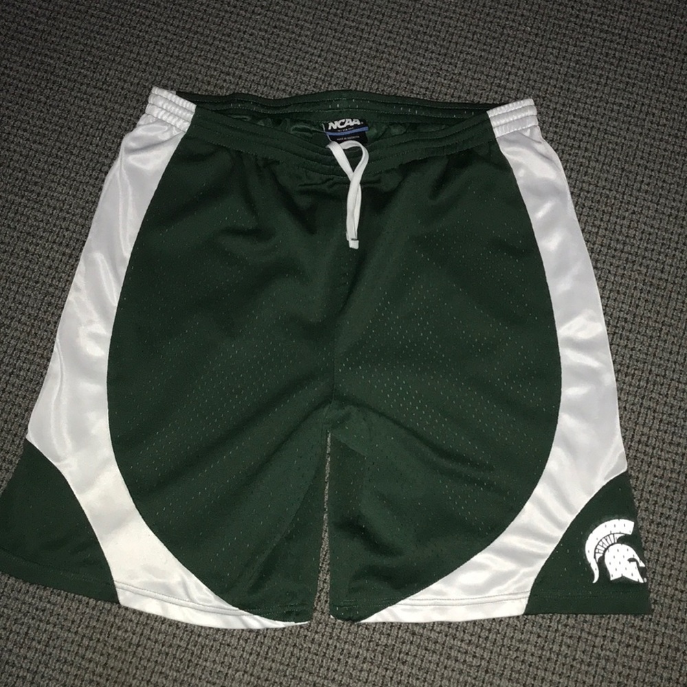 Michigan State Spartans NCAA Men's Athletic Shorts with Drawstring